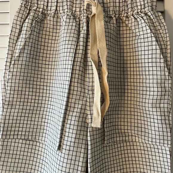 Laude the Label Lenora Trouser in Natural Checker - Picture 4 of 4
